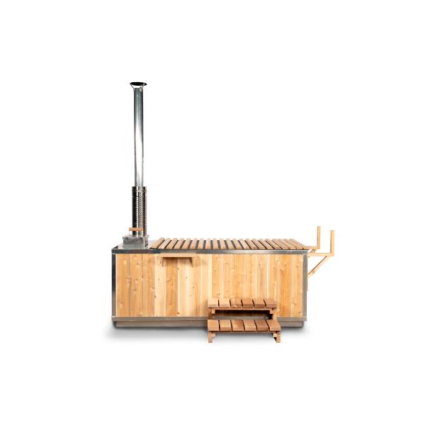 The Starlight Wood Burning Hot Tub | Canadian Cedar Soaking Tub