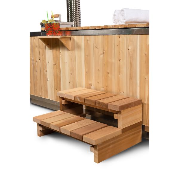 The Starlight Wood Burning Hot Tub | Canadian Cedar Soaking Tub