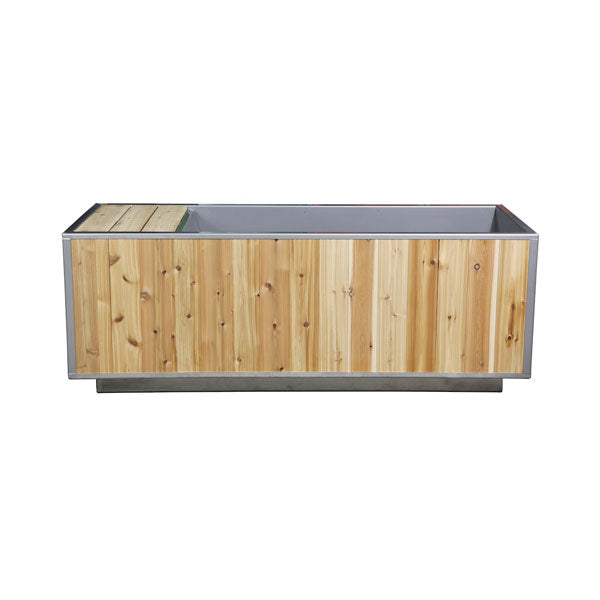 The Flow Cold Plunge Tub | Dundalk Leisurecraft Cedar & Stainless Plunge