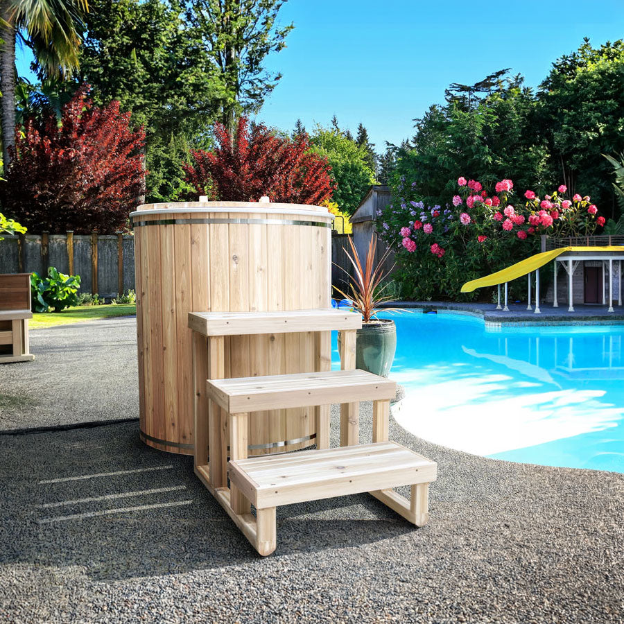 The Baltic Plunge Tub | Dundalk Leisurecraft Cedar Cold Plunge