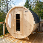 Canadian Timber Harmony Barrel Sauna | Dundalk Leisurecraft 4-Person