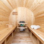 Canadian Timber Harmony Barrel Sauna | Dundalk Leisurecraft 4-Person