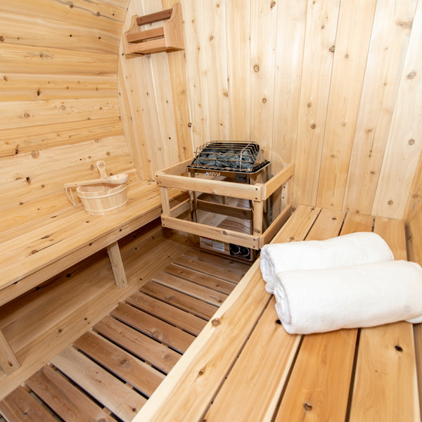 Canadian Timber Harmony Barrel Sauna | Dundalk Leisurecraft 4-Person