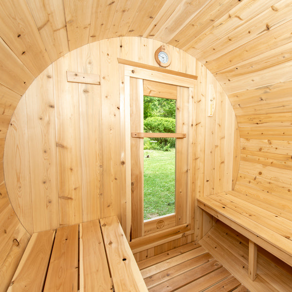 Canadian Timber Harmony Barrel Sauna | Dundalk Leisurecraft 4-Person
