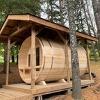 Canadian Timber Tranquility Barrel Sauna | Dundalk Leisurecraft 6-Person