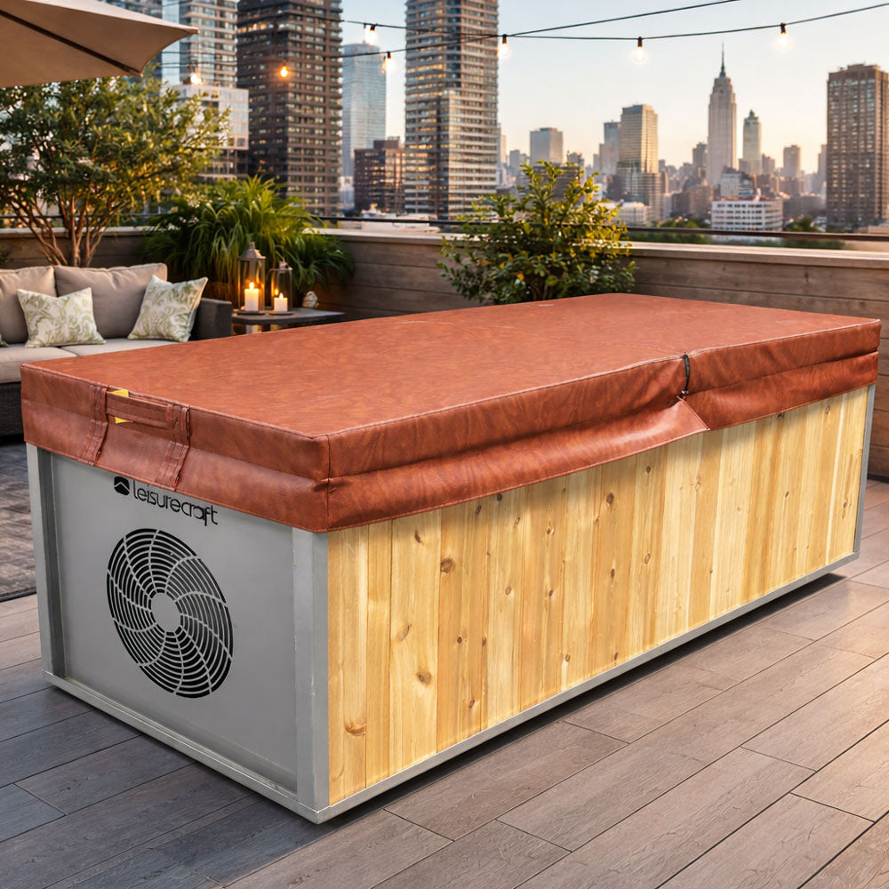 The Flow Cold Plunge Tub | Dundalk Leisurecraft Cedar & Stainless Plunge