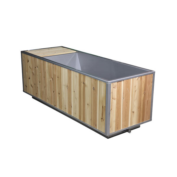 The Flow Cold Plunge Tub | Dundalk Leisurecraft Cedar & Stainless Plunge