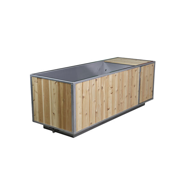 The Flow Cold Plunge Tub | Dundalk Leisurecraft Cedar & Stainless Plunge