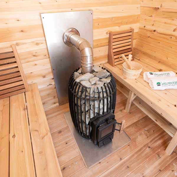 Leisurecraft TimberGlow 14 Wood Burning Sauna Heater | Dundalk Leisurecraft
