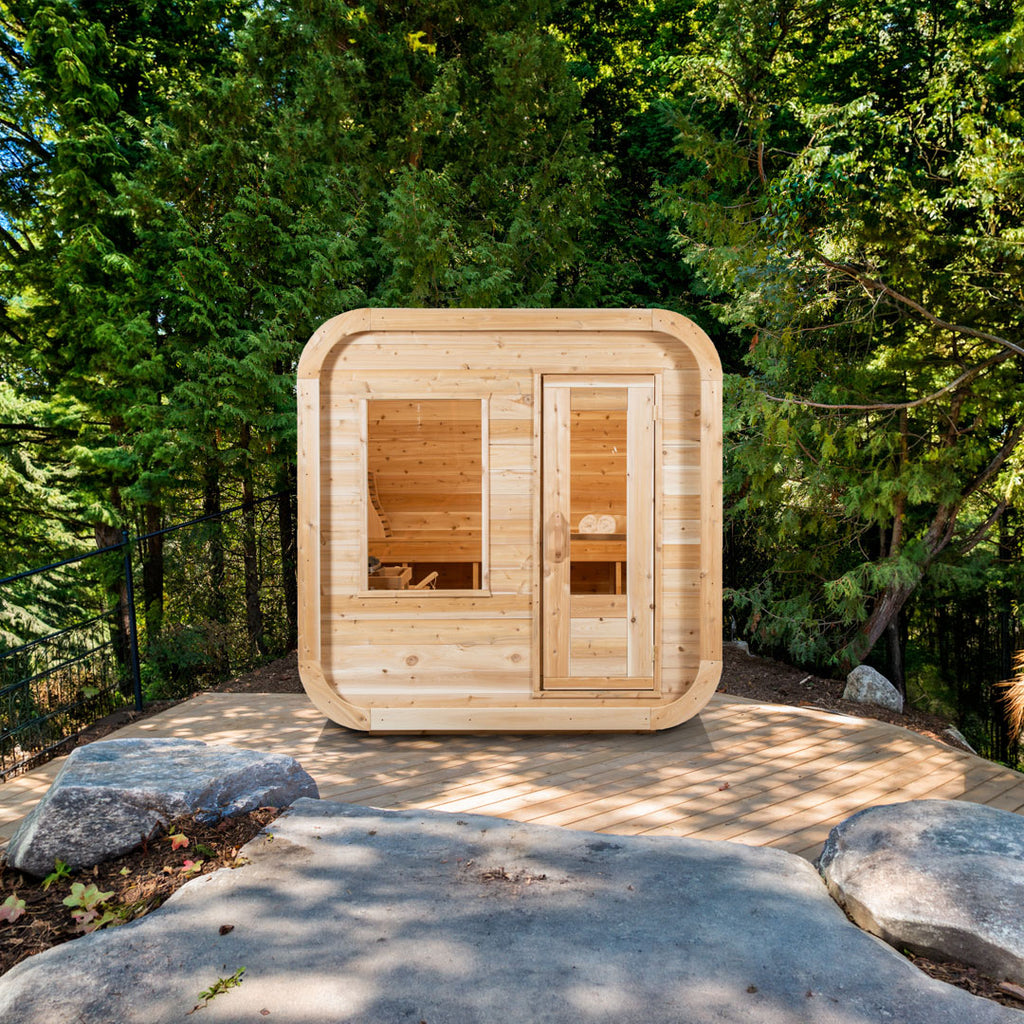 Canadian Timber Luna Sauna | Dundalk Leisurecraft 4-Person Cedar Sauna