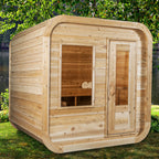 Canadian Timber Luna Sauna | Dundalk Leisurecraft 4-Person Cedar Sauna