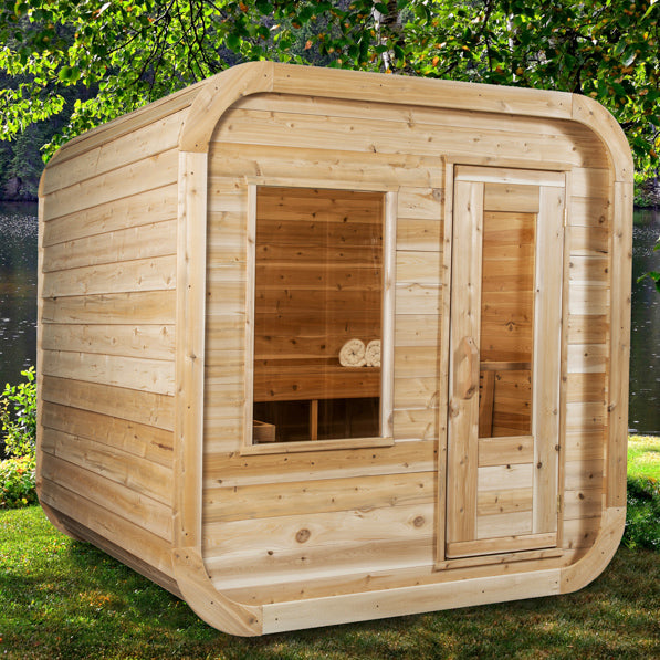 Canadian Timber Luna Sauna | Dundalk Leisurecraft 4-Person Cedar Sauna