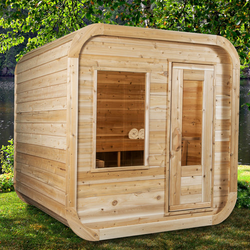Canadian Timber Luna Sauna | Dundalk Leisurecraft 4-Person Cedar Sauna