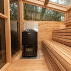 Narvi NC Black Wood Burning Sauna Heater | Dundalk Leisurecraft