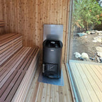 Narvi NC Black Wood Burning Sauna Heater | Dundalk Leisurecraft