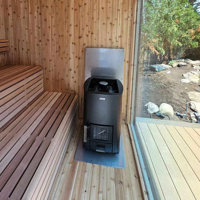 Narvi NC Black Wood Burning Sauna Heater | Dundalk Leisurecraft