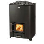 Narvi NC Black Wood Burning Sauna Heater | Dundalk Leisurecraft